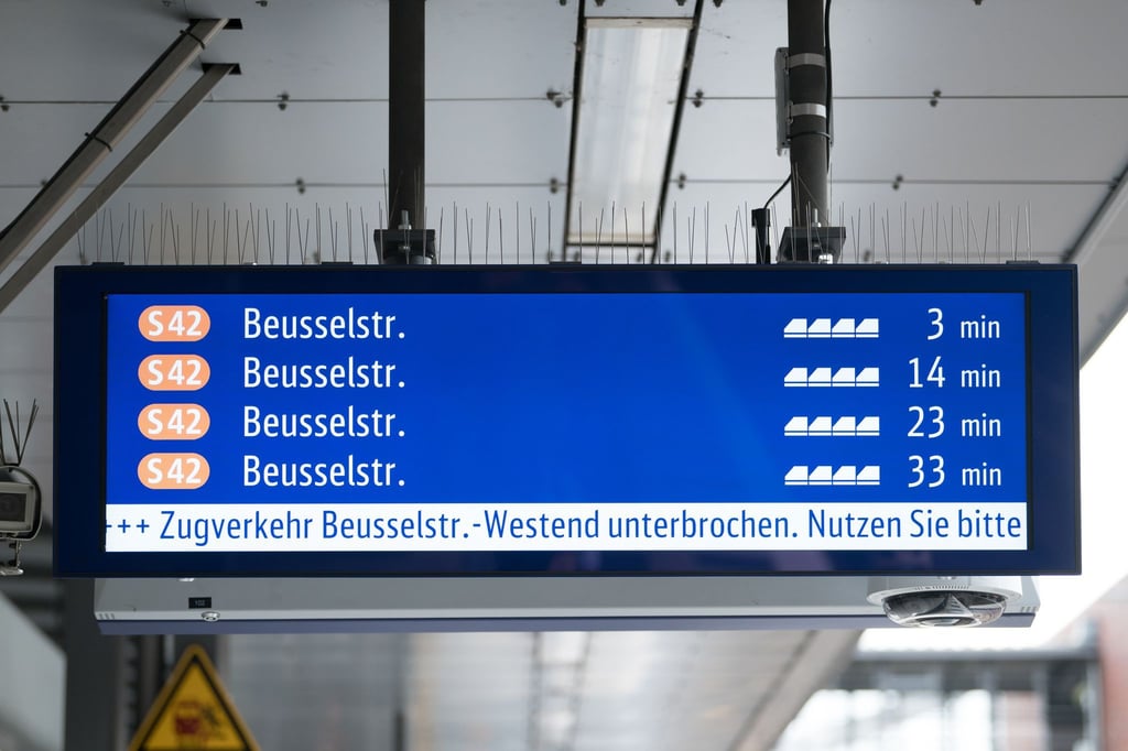 Die Ringbahn ist unterbrochen.