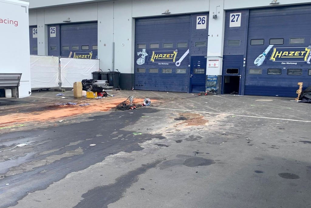 Die Explosion auf dem Nürburgring ereignete sich im Fahrerlager.