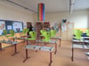 Ein  Klassenraum in der Grundschule Henningen der Hansestadt Salzwedel. Die Dorfschule würde die vorgegebenen Mindestschülerzahlen nicht erreichen.