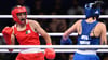 Die Boxerin Khelif aus Algerien hat eine Medaille sicher.