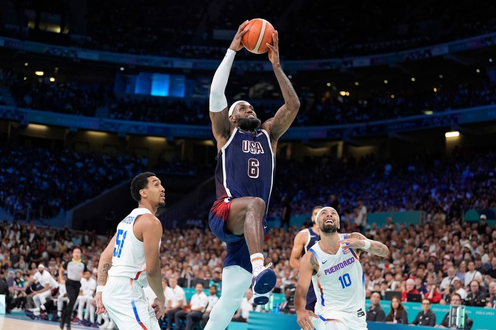 Die NBA-Stars um LeBron James treffen nun auf Brasilien.