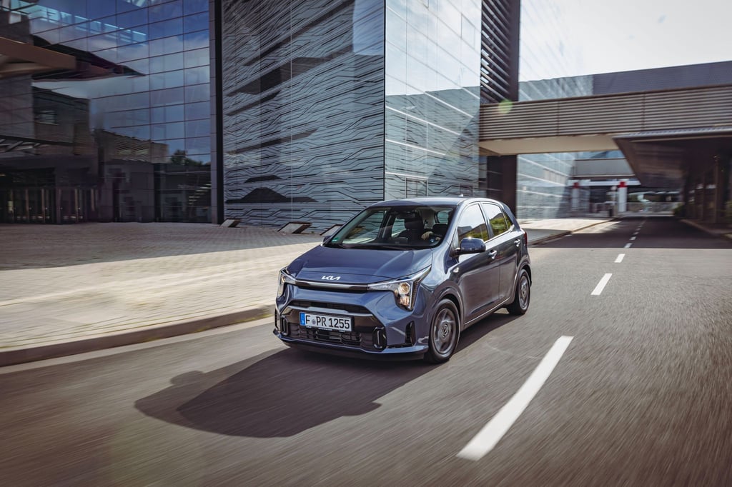 Neuer Look: Der Picanto erhält eine überarbeitete Front- und Heckpartie mit LED-Leuchten sowie deutlich mehr Ausstattung.