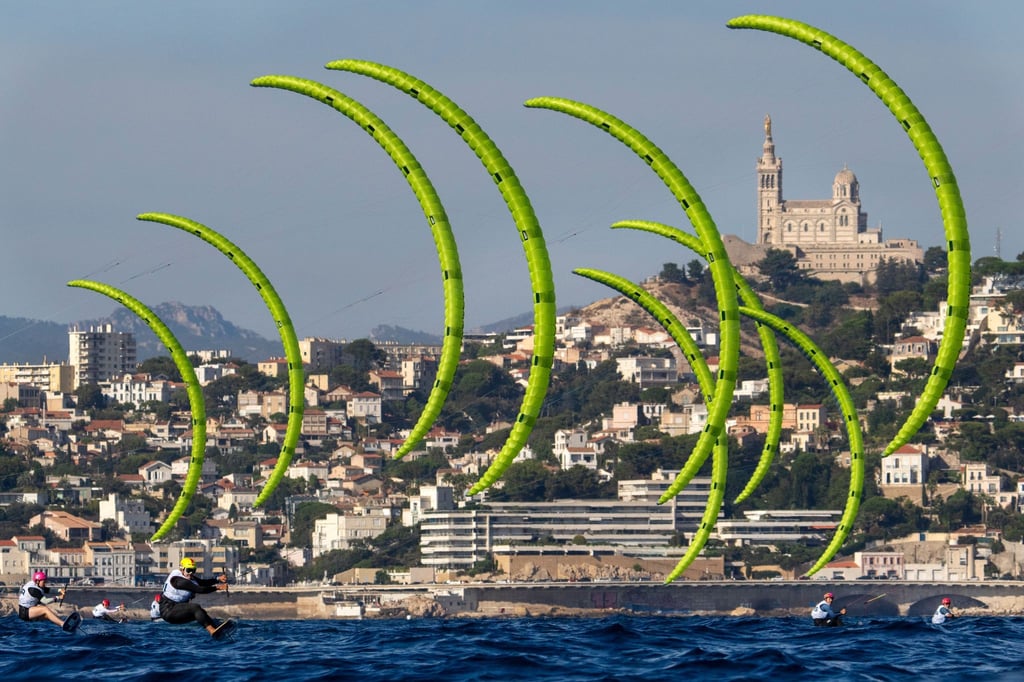 Die Kitesurfer sehen sich als schnellste olympische Disziplin.