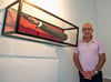 Sandro Porcu war zur Ausstellungseröffnung „33 Grad“ in der Kunsthalle in der Ratsgasse zugegen.