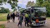 Am Montag fuhren die Grundschüler der Otfried-Preußler-Schule in Halle erstmals mit den acht Bussen in die Grundschule zur Südstadt. Dabei kam es zu einigen Problemen.&nbsp;