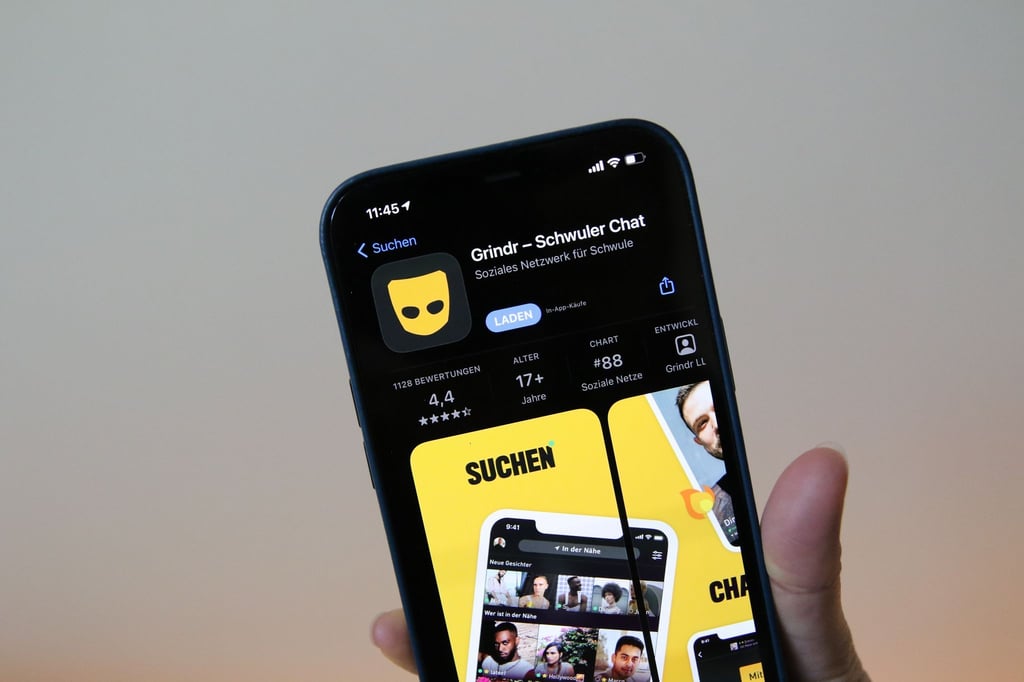 Einige Funktionen der Dating-App Grindr sind im olympischen Dorf nur eingeschränkt oder gar nicht nutzbar.