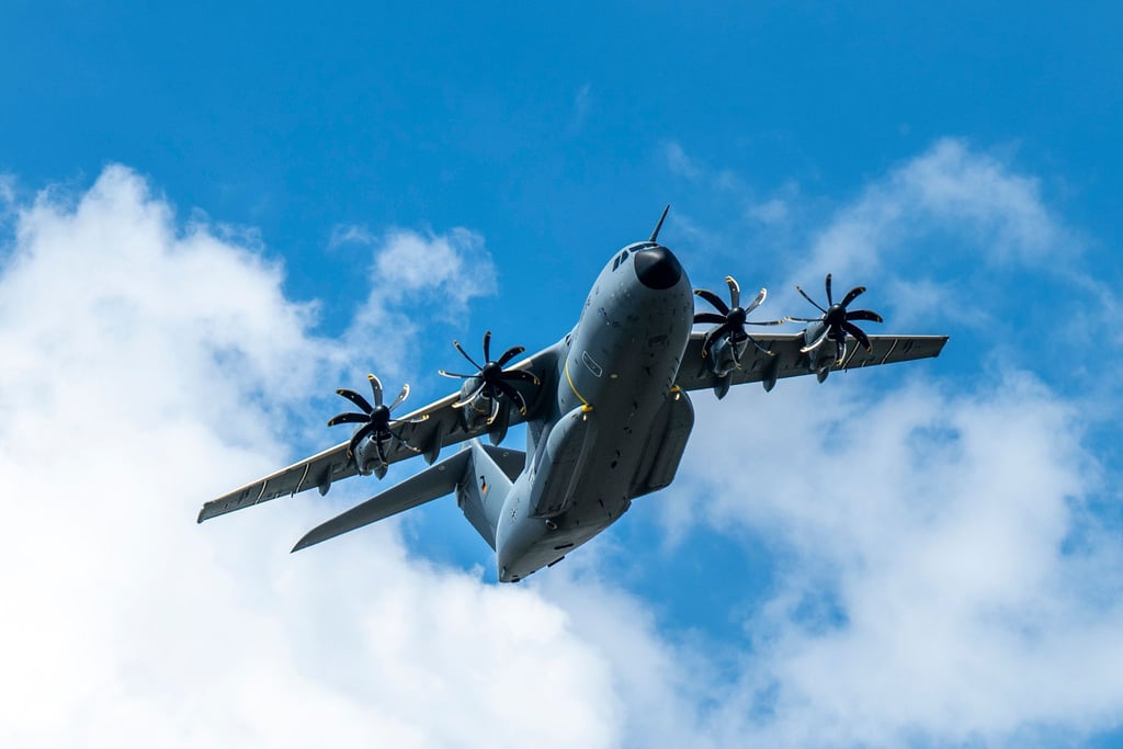 A400 M könnten bei Evakuierungen aus dem Libanon zum Einsatz kommen. (Archivbild)
