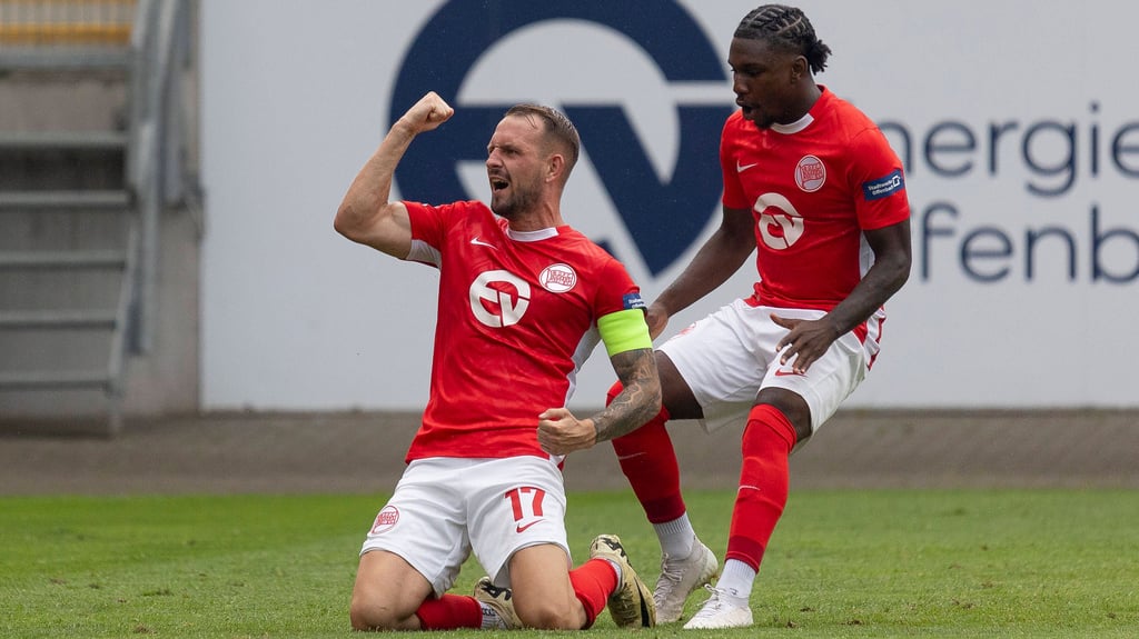 Auch Kapitän Marc Wachs traf beim 5:0-Sieg der Kickers Offenbach gegen den FSV Frankfurt in der Regionalliga Düdwest.