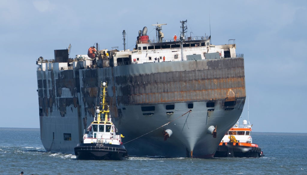 Das Schiff soll in China wieder aufgebaut werden. (