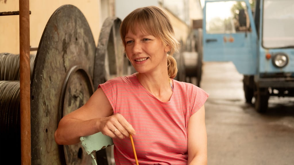 Sandra Hüller als Maren in einer Szene des Films „Zwei zu Eins“. (Undatierte Filmszene)