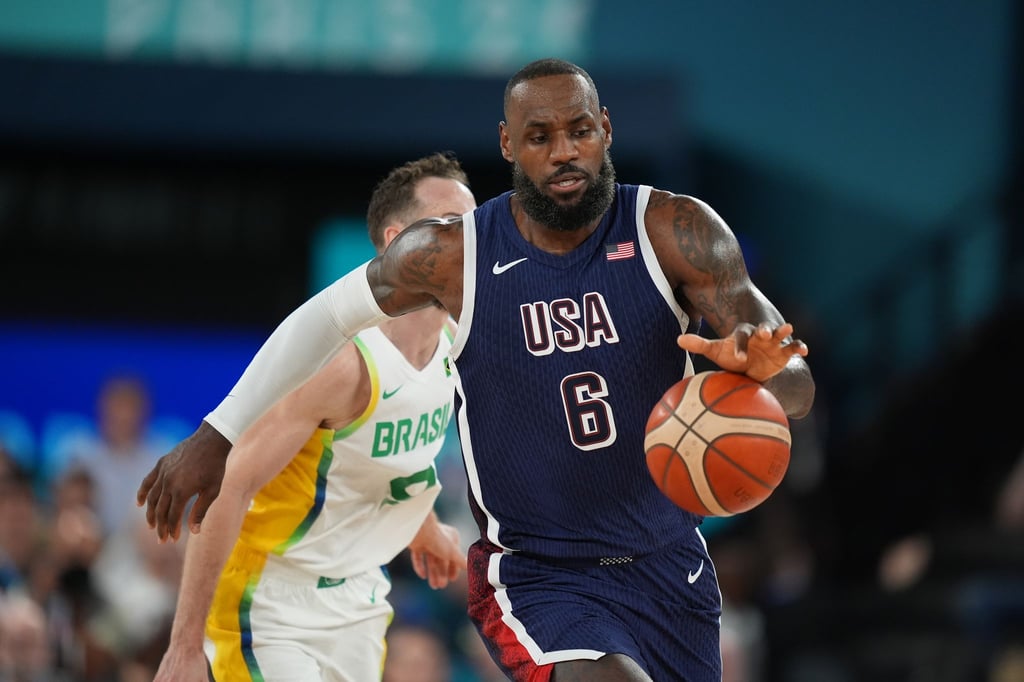 LeBron James und die US-Basketballer hatten im Viertelfinale keine Mühe.
