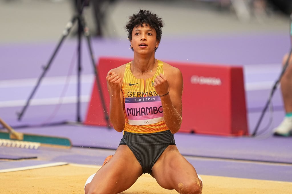Nervenstark beim dritten Sprung: Malaika Mihambo.