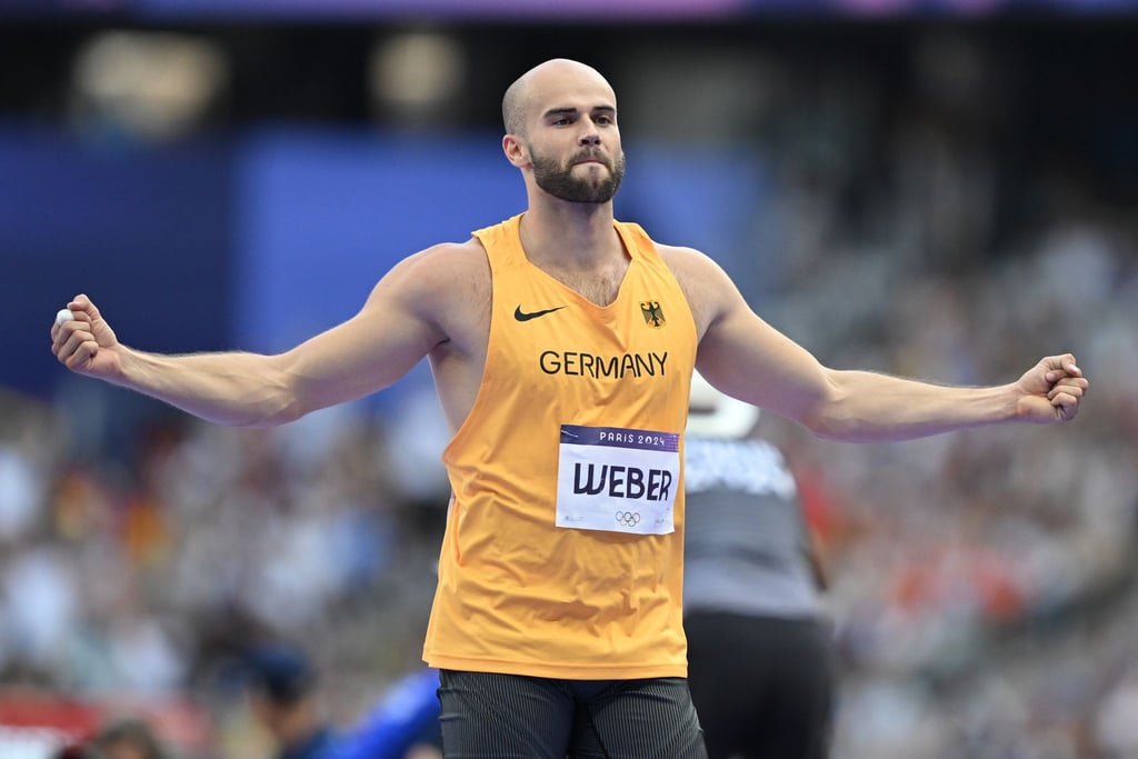 Julian Weber zog gleich mit dem ersten Wurf ins Finale ein