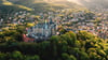 Grünes Idyll: Wernigerode von oben.