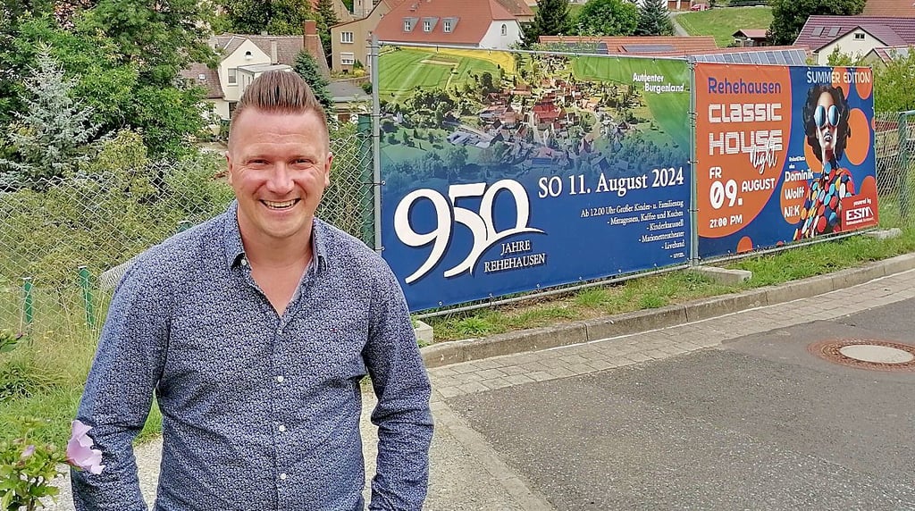 Cliff Rößler ist der Vorsitzende des Heimatvereins Rehehausen, in welchem - man halte sich fest - 75 der insgesamt 140 Einwohner des Ortes Mitglied sind.