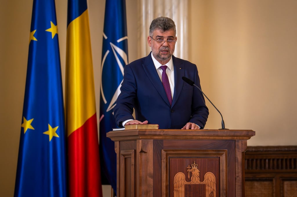 Rumäniens Ministerpräsident Marcel Ciolacu protestiert gegen eine vermeintliche Benachteiligung einer Turnerin.
