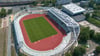 Das erneuerte Dresdner Heinz-Steyer-Stadion aus der Vogelperspektive