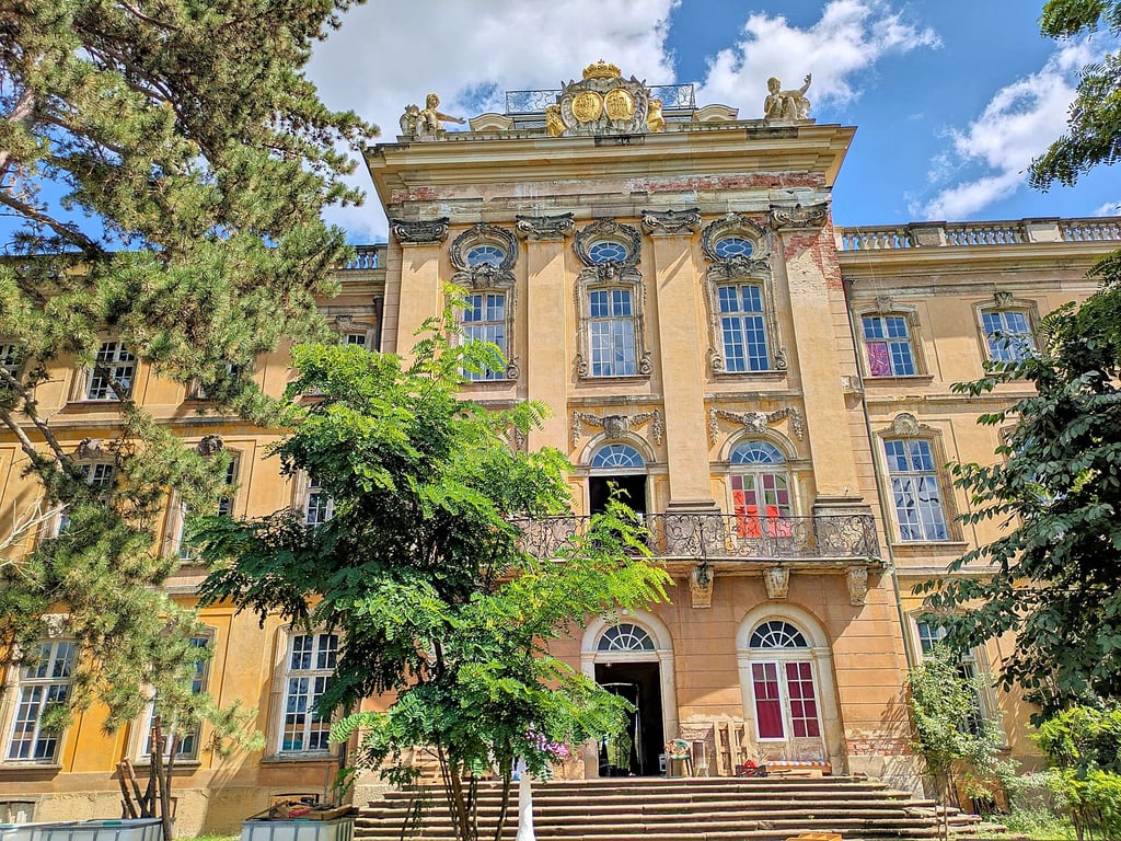 Das Schloss Dornburg vom Garten aus gesehen. Hier wird drei Tage beim CoSy-Festival die Post abgehen.