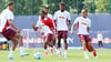 Trainingsession von RB Leipzig mit Xavi am Mittwoch.