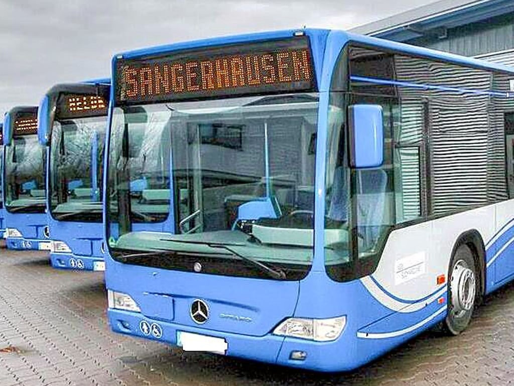 Die Busse der VGS sind teilweise seltene Gäste in kleineren Orten im Landkreis Mansfeld-Südharz.