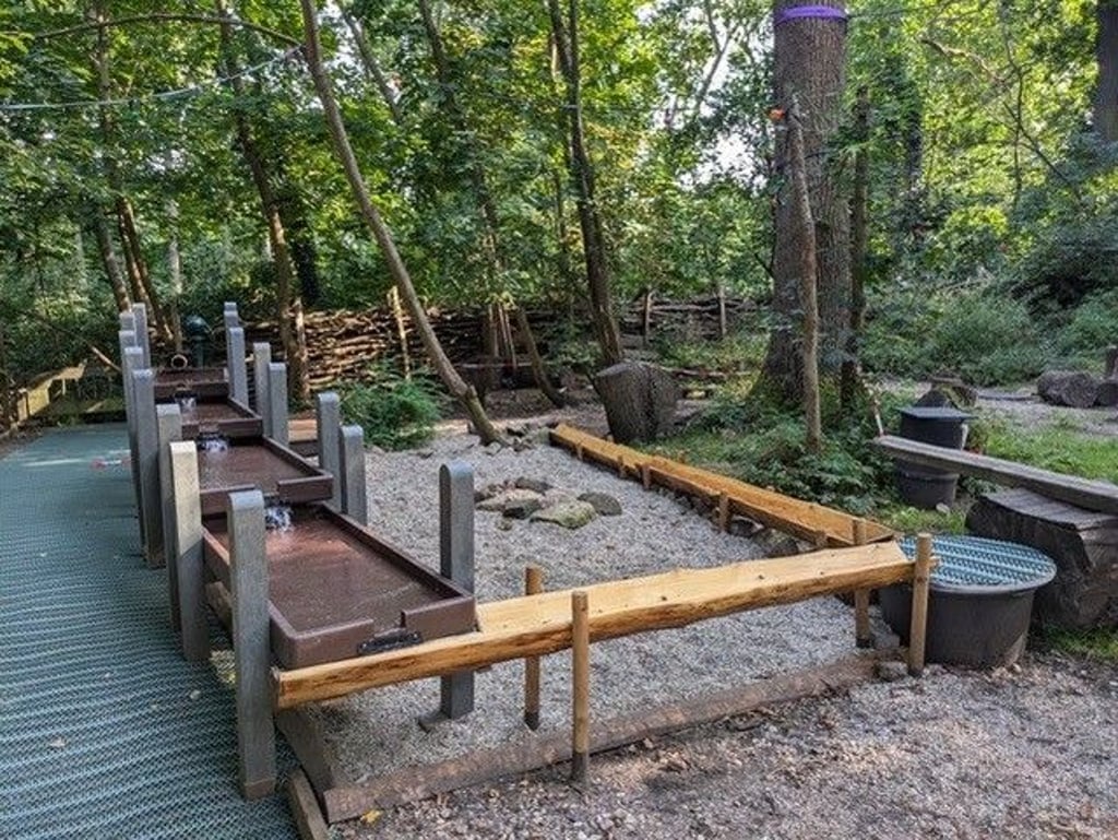 So sieht er aus, der neue Wasserspielplatz.