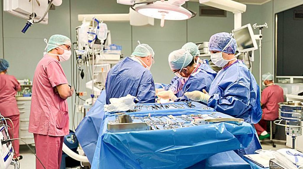 Ärzte am Ameos Klinikum Aschersleben haben einem Mann einen knapp sechs Kilogramm schweren Fettgewebstumor aus dem Bauchraum entfernt.