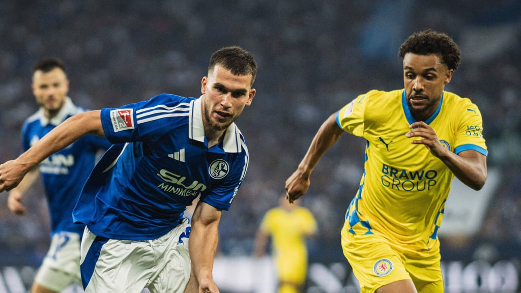 Leon Bell Bell (r.) verließ den 1. FC Magdeburg im Sommer und wechselte zum Zweitliga-Rivalen Eintracht Braunschweig.