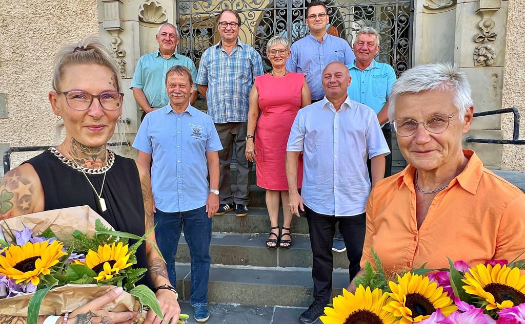 Zum Gruppenbild mit OB trafen sich Bernburgs neue Ortsbürgermeister.