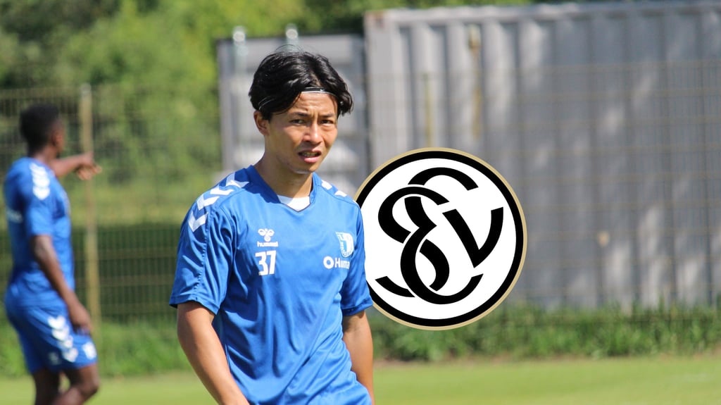 Tatsuya Ito beim Training am Mittwoch: Der Japaner will den 1. FC Magdeburg offenbar verlassen und zum Zweitliga-Rivalen SV Elversberg wechseln.
