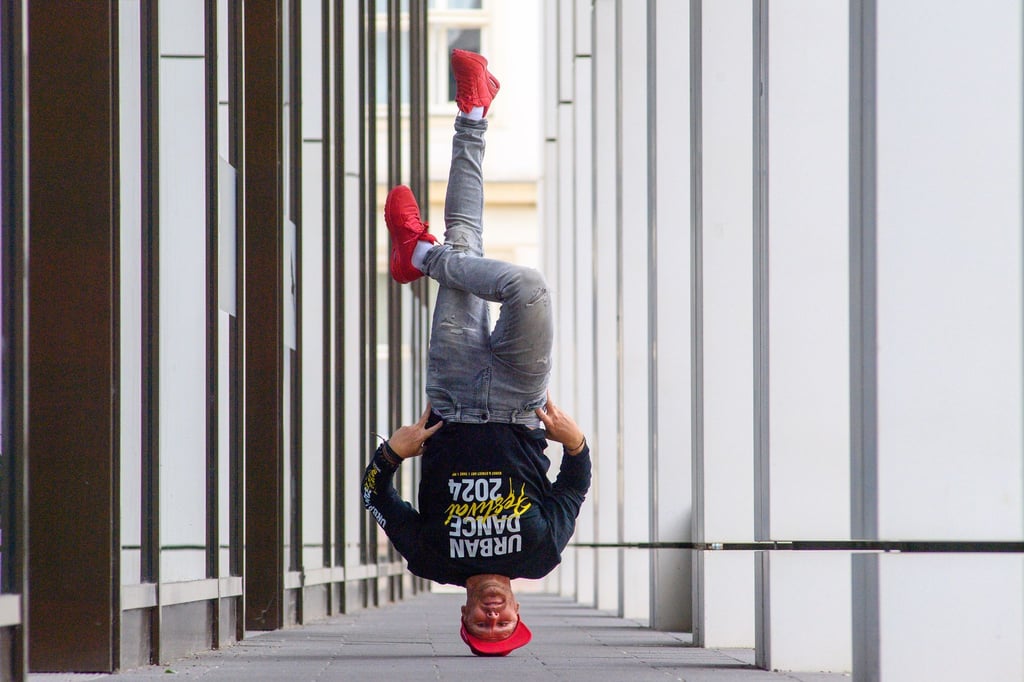 Nils Klebe von der Breakdance-Gruppe Da Rookies.