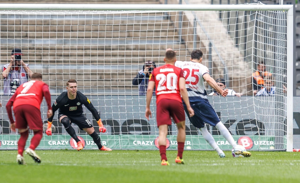 Auch in der neuen Spielzeit will Herthas Tabakovic wieder viele Treffer bejubeln.