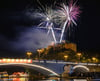 Nach langer Pause wird es in diesem Jahr zum Laternenfest in Halle wieder ein zünftiges Höhenfeuerwerk hoch über der Saale geben.