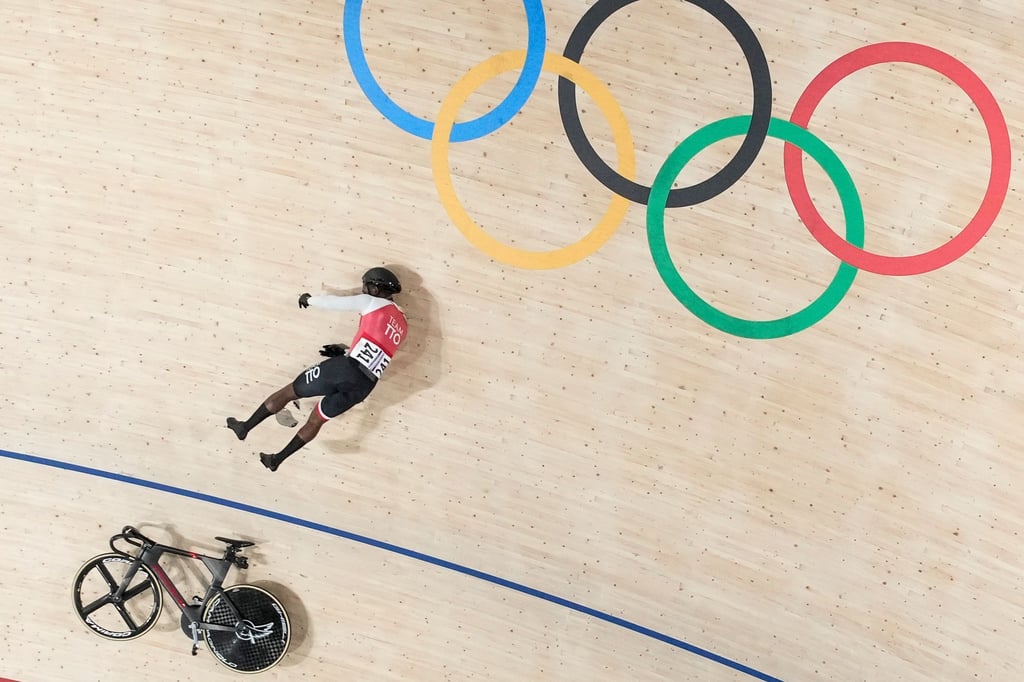 Bahnradfahrer Kwesi Browne stürzte bei Olympia schwer.
