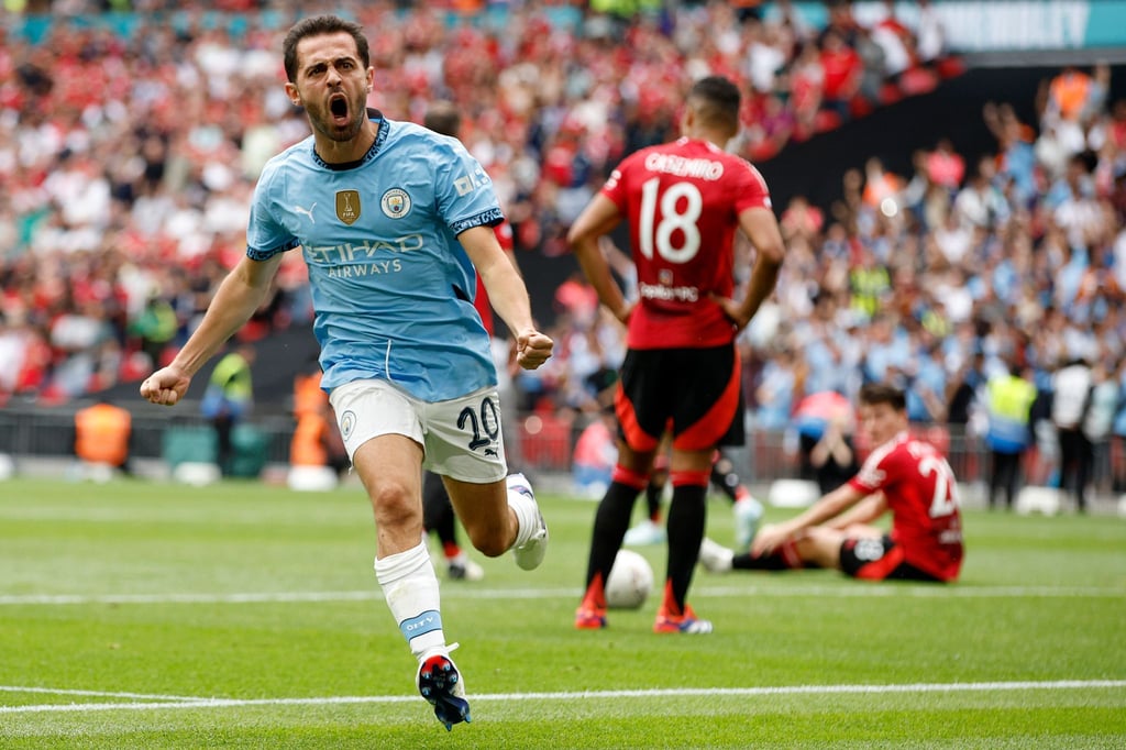 Manchester City gewinnt den Community Shield im Stadtderby gegen Manchester United.