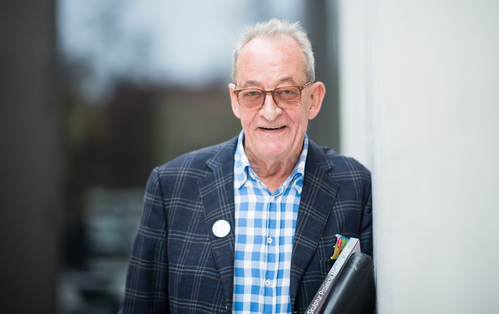 Kasper König bei einer Ausstellung im Jahr 2017 in Münster. Der Kunstprofessor ist im Alter von 80 Jahren gestorben.