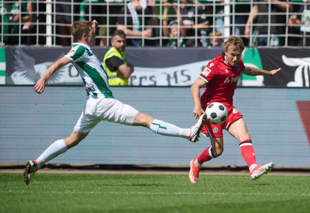Das Duell zwischen Aufsteiger Münster und Hannover war lange Zeit umkämpft.