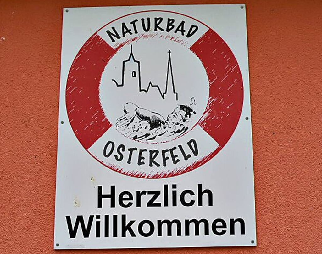 Das Logo des Osterfeld Bades.