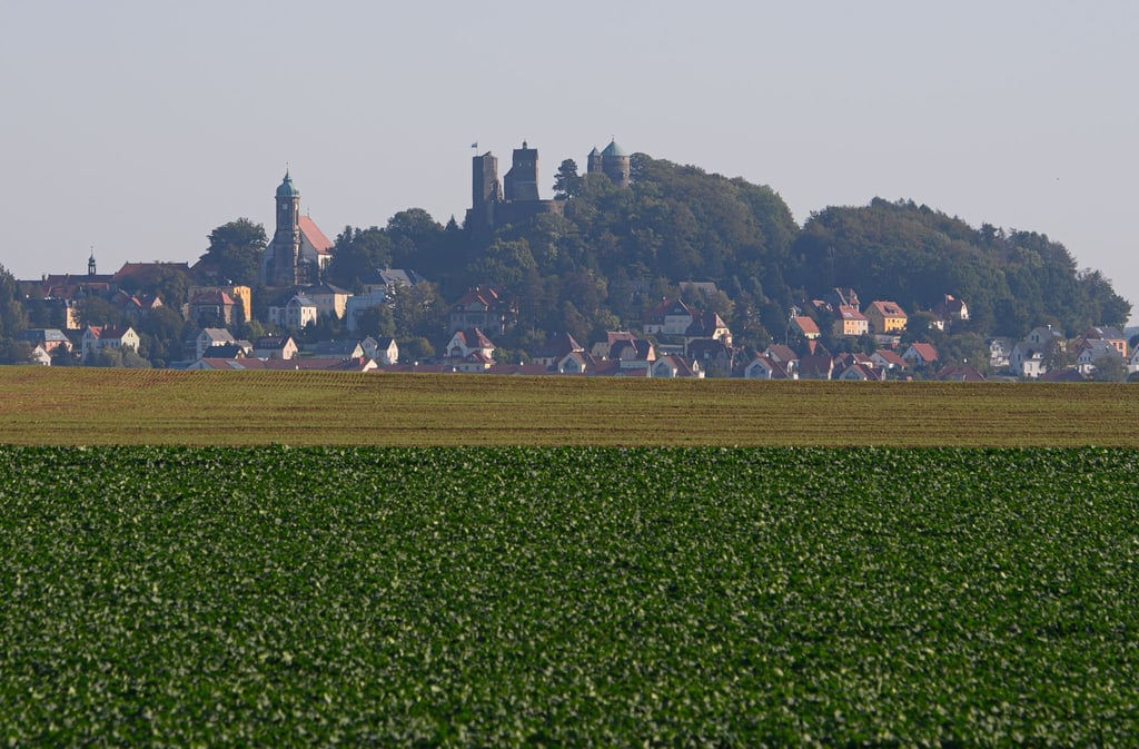 Die Burgstadt Stolpen am Rande der Sächsischen Schweiz. Dort will sich die Bürgerstiftung „Stolpener Land“ engagieren. (Archivbild)