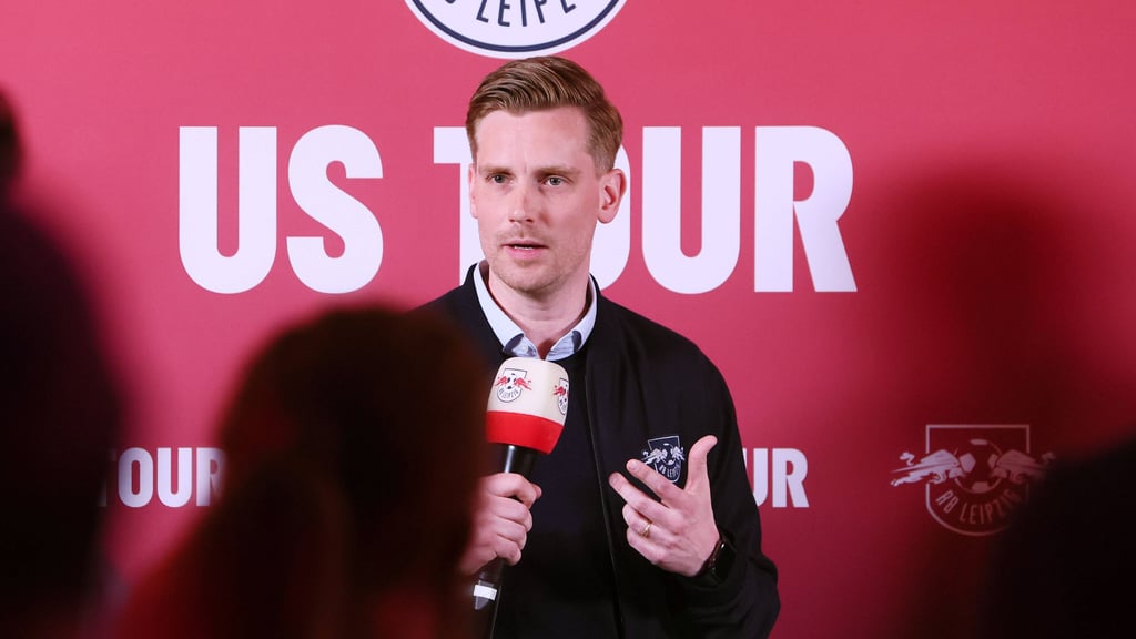 Johann Plenge, Geschäftsführer von RB Leipzig, spricht über die US-Tour.