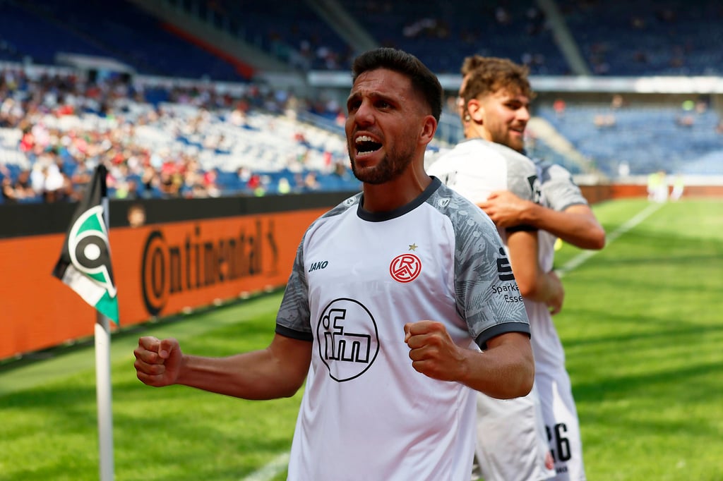 Ahmet Arslan überzeugte bei Rot-Weiss Essens Sieg gegen Hannover 96 II als doppelter Vorlagengeber.