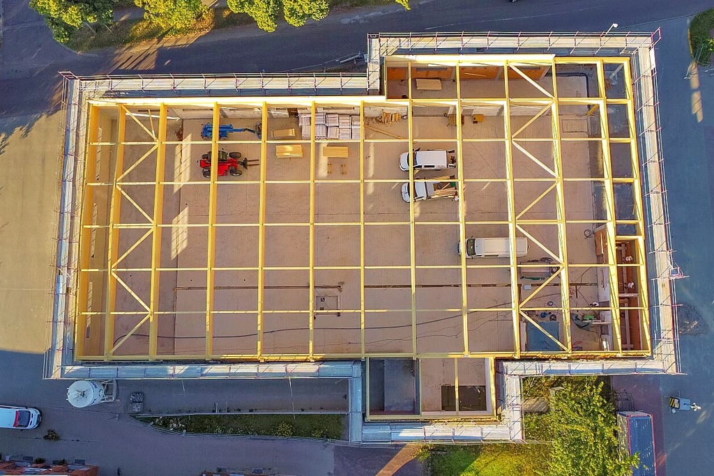 Der Aldi-Supermarkt in Wanzleben wird derzeit saniert. Zum Jahresende wird er neu eröffnet.