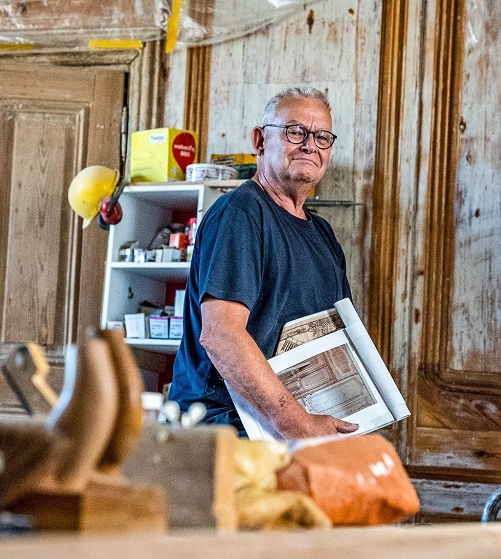 Dieter Moisel begleitet die Sanierung.