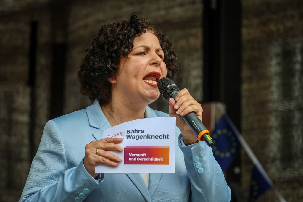 Für die Co-Vorsitzende des BSW, Amira Mohamed Ali, ist das Thema einer Stationierung von weitreichenden US-Waffen in Deutschland eine rote Linie bei einer möglichen Regierungsbeteiligung. (Archivfoto)