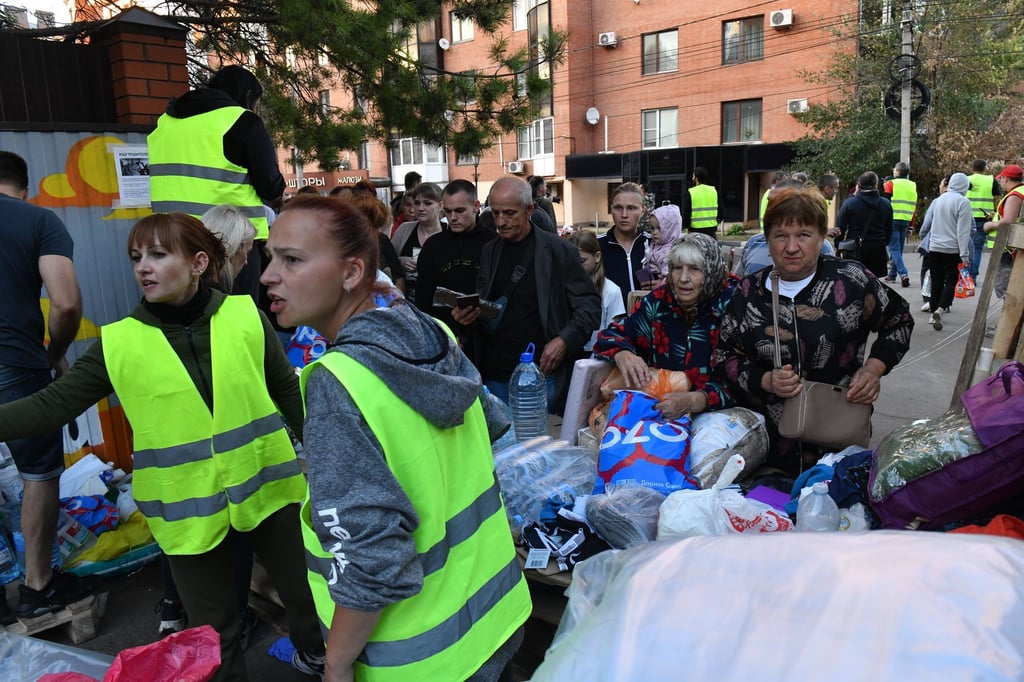 Immer mehr Menschen sind im Gebiet Kursk auf der Flucht vor den herannahenden ukrainischen Soldaten.