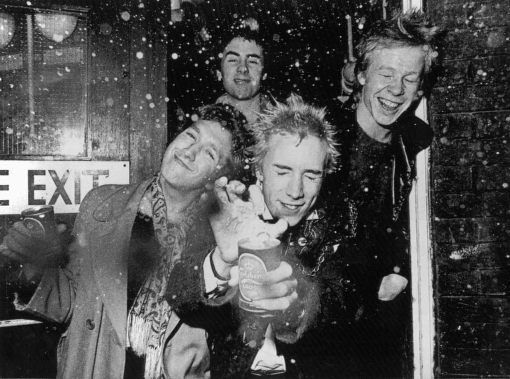Die legendäre Punkband Sex Pistols in ihrer Originalbesetzung mit Sänger John Lydon. (Archivbild)