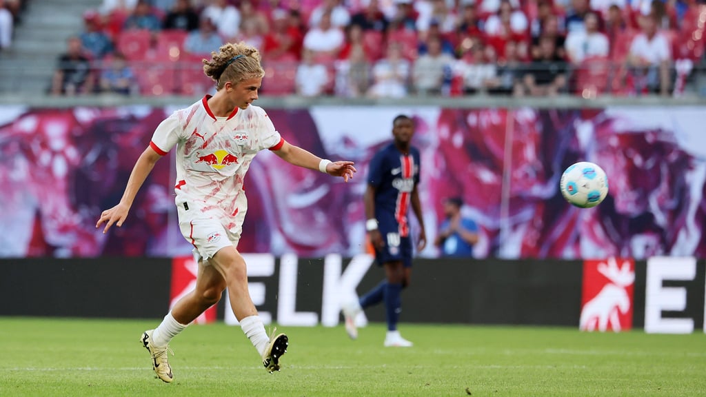 Kick it like Viggo: Talent Gebel im Test gegen Paris.