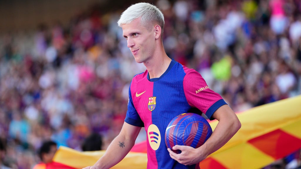 Dani Olmo wechselte von RB Leipzig zum FC Barcelona, hat dort aber noch Trainingsrückstand.