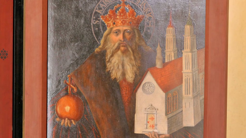 Auf einem Flügel des Heinrichaltars hat Lucas Cranach der Ältere 1537 ein Bild von Heinrich II.