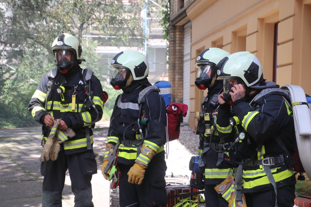 Bei dem Brand in Halle wurde niemand verletzt.