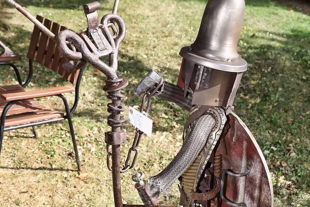 Norbert Kählers "Ritter mit Drachen".
